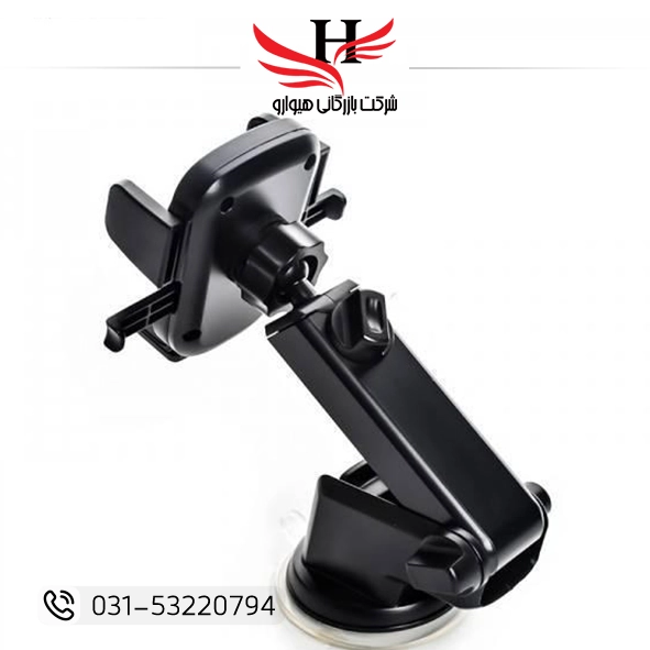 هولدر گیره‌ای یوکی YOOKIE-YC-11 پایه نگهدارنده موبایل با گیره قوی مناسب نصب روی میز و تخت، گزینه‌ای کاربردی برای استفاده روزمره و خرید عمده